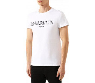 Balmain pánské tričko Barva: Bílá, Velikost: S