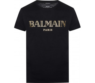 Balmain pánské tričko Barva: BLACK/OR, Velikost: S
