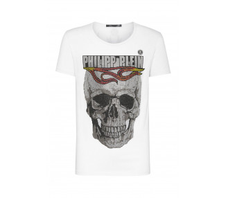 Philipp Plein dámské tričko Barva: Bílá, Velikost: S