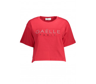 GAELLE PARIS dámské tričko Barva: červená, Velikost: S