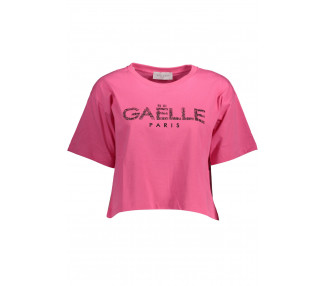 GAELLE PARIS dámské tričko Barva: růžová, Velikost: L