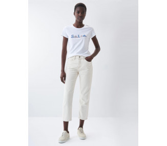 Salsa Jeans dámské bílé tričko