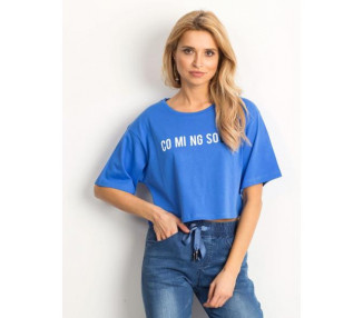Dámské tričko se sloganem WORD modré 