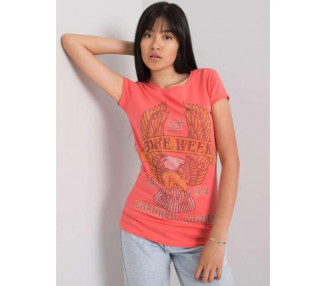 Dámské tričko HALEY korálová oranžová