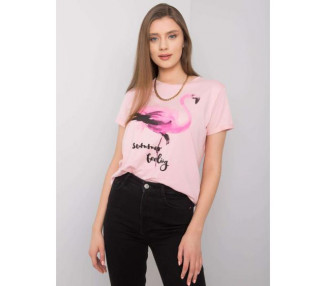 Dámské tričko s potiskem Romily SUBLEVEL světle růžové 