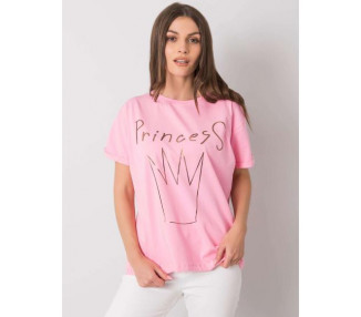 Dámské tričko s potiskem AOSTA růžové 