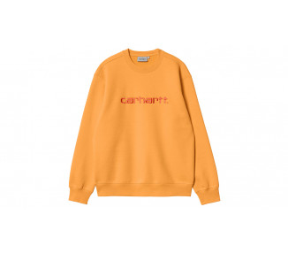 Carhartt WIP Sweat Frosted Pale Orange / Elba oranžové I030229_0RK_XX
