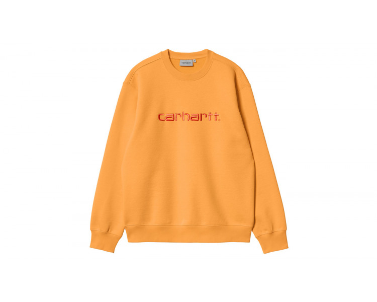 Carhartt WIP Sweat Frosted Pale Orange / Elba oranžové I030229_0RK_XX