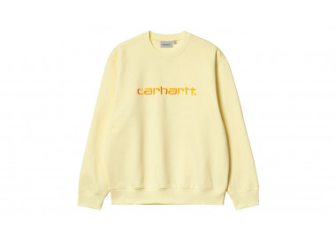 Carhartt WIP Sweat Soft Yellow / Popsicle žluté I030229_0R4_XX