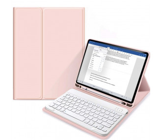 Pouzdro Tech-Protect SC Pen + klávesnice, Apple iPad Pro 11 2020 / 2021, růžové