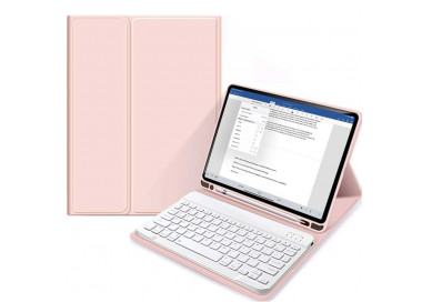 Pouzdro Tech-Protect SC Pen + klávesnice, Apple iPad Pro 11 2020 / 2021, růžové