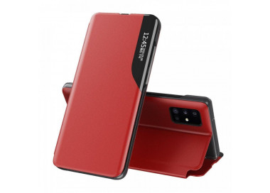 Eco Leather View Case, Samsung Galaxy S20, červené