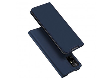 Dux Ducis Skin Leather case, knížkové pouzdro, Samsung Galaxy S20 Plus, modré