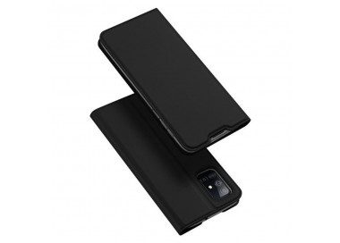 Dux Ducis Skin Leather case, knížkové pouzdro, Samsung Galaxy M51, černé