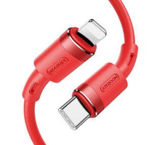 Joyroom kabel USB-C - Lightning, PD 20W, 1,2m, červený (S-1224N9)