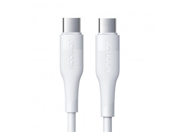 Joyroom odolný kabel USB-C - USB-C, PD 60W, 1,8 m, bílý (S-1830M3)