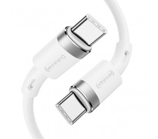 Joyroom kabel USB-C - USB-C, 3A, 1,8m, bílý (S-1830N9)