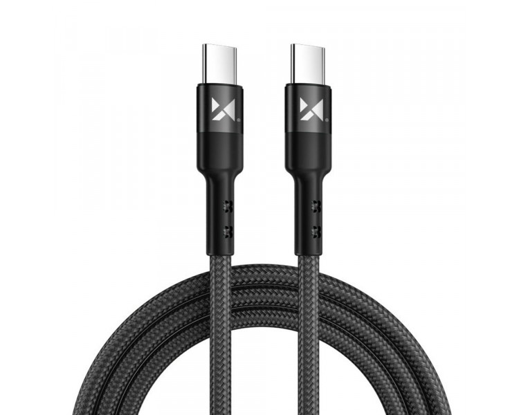 Wozinsky kabel USB-C - USB-C, Power Delivery 18W, 2m černý (WUC-PD-CC2B)