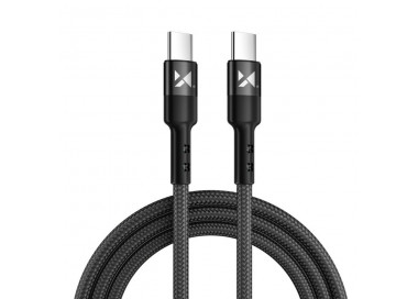 Wozinsky kabel USB-C - USB-C, Power Delivery 18W, 2m černý (WUC-PD-CC2B)