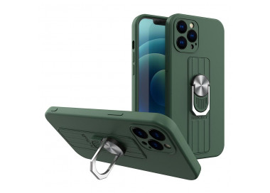 Obal Ring Case, iPhone 11, tmavě zelený