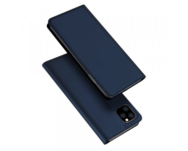 Dux Ducis Skin Leather case, knížkové pouzdro, iPhone 11 Pro, modré