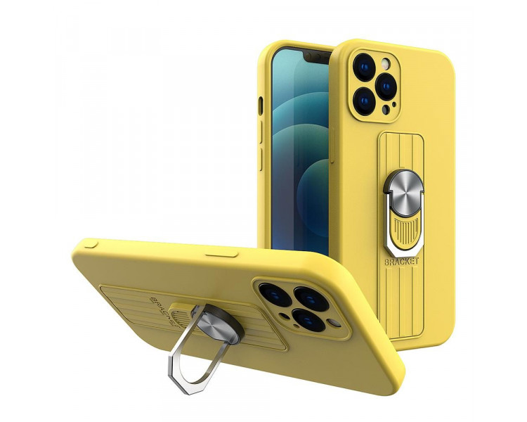 Obal Ring Case, iPhone 12, žlutý