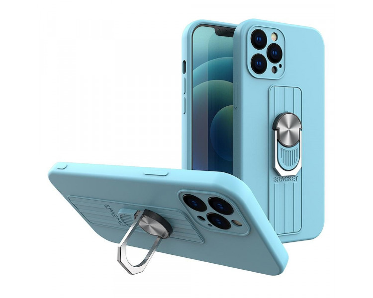 Obal Ring Case, iPhone 12, světle modrý