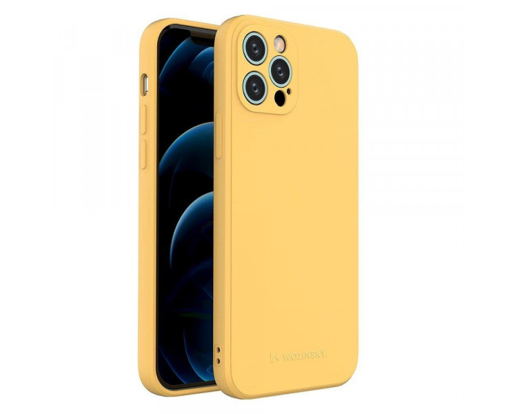 Wozinsky Color Case obal, iPhone 12 Pro, žlutý