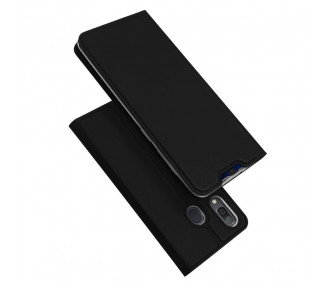 Dux Ducis Skin Leather case, knížkové pouzdro, Samsung Galaxy A20e, černé