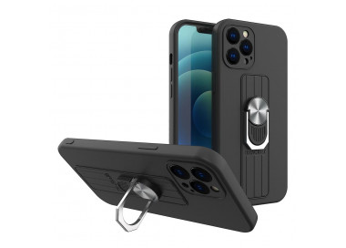 Obal Ring Case, iPhone 12 Pro Max, černý