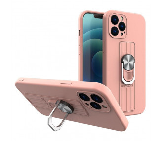 Obal Ring Case, iPhone 12 Pro Max, růžový
