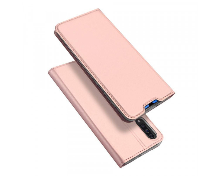 Dux Ducis Skin Leather case, knížkové pouzdro, Samsung Galaxy A20S, růžové