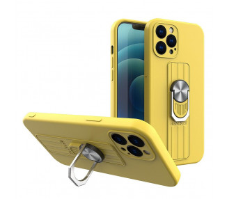 Obal Ring Case, iPhone 12 Pro Max, žlutý