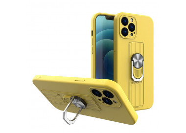 Obal Ring Case, iPhone 12 Pro Max, žlutý