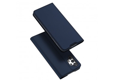Dux Ducis Skin Leather case, knížkové pouzdro, Samsung Galaxy A32 4G, modré