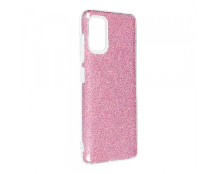 Obal Forcell Shining, Samsung Galaxy A02S, růžový