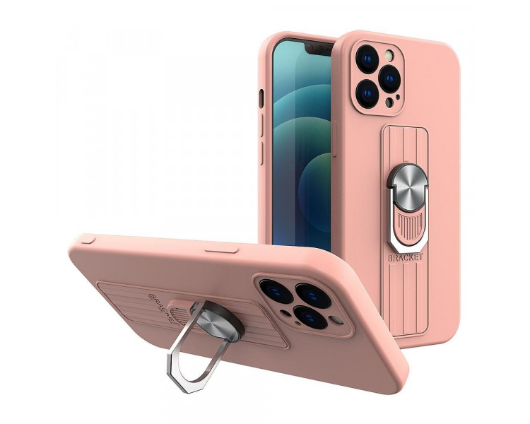 Obal Ring Case, Samsung Galaxy A32 4G, růžový