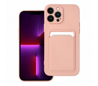 Card Case obal, iPhone 13 Pro, růžový