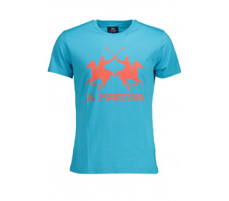 La Martina pánské tričko Barva: Modrá, Velikost: XL
