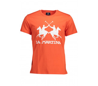 La Martina pánské tričko Barva: oranžová, Velikost: 3XL