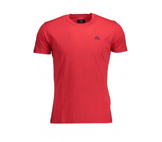 La Martina pánské tričko Barva: červená, Velikost: 3XL