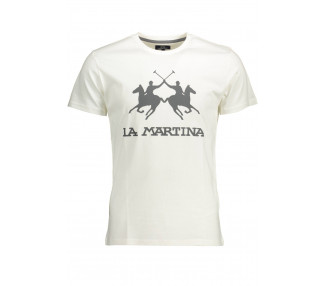 La Martina pánské tričko Barva: Bílá, Velikost: 3XL