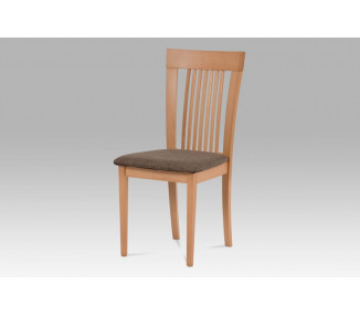 Jídelní židle BC-3940 látka / dřevo Autronic Buk