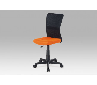Dětská kancelářská židle KA-2325 látka / plast Autronic Oranžová