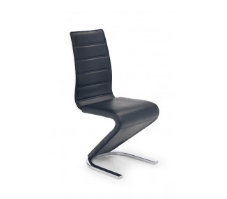 Jídelní židle K194 černá / bílá Halmar