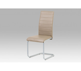 Jídelní židle DCL-102 ekokůže / kov Autronic Cappuccino