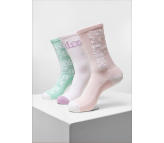 Mr. Tee Endless Socks 3-pack white/lightrose/mint