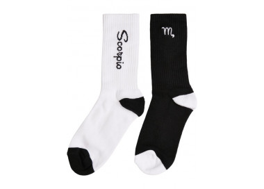 Mr. Tee Zodiac Socks 2-Pack black/white scorpio