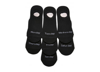 Urban Classics Invisible Weekly Socks 7-Pack black