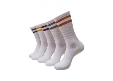 Urban Classics Logo Socks 5-Pack white